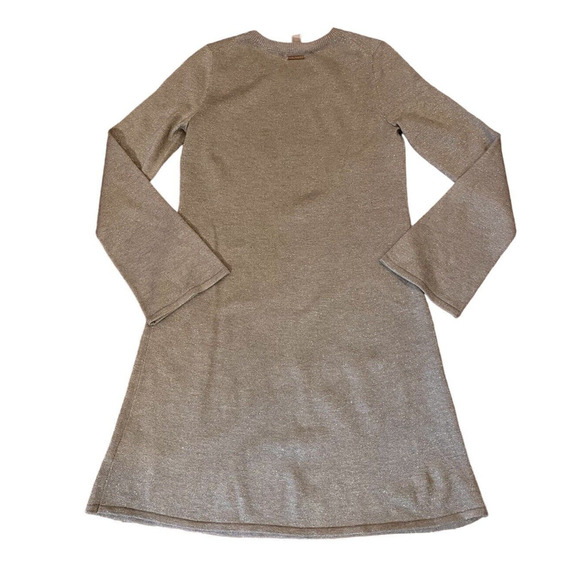 NEW Michael Kors Womens LS Tunic Dress Gold Size XS MSRP $ 130.00 QH78ERV8BC - Picture 4 of 5